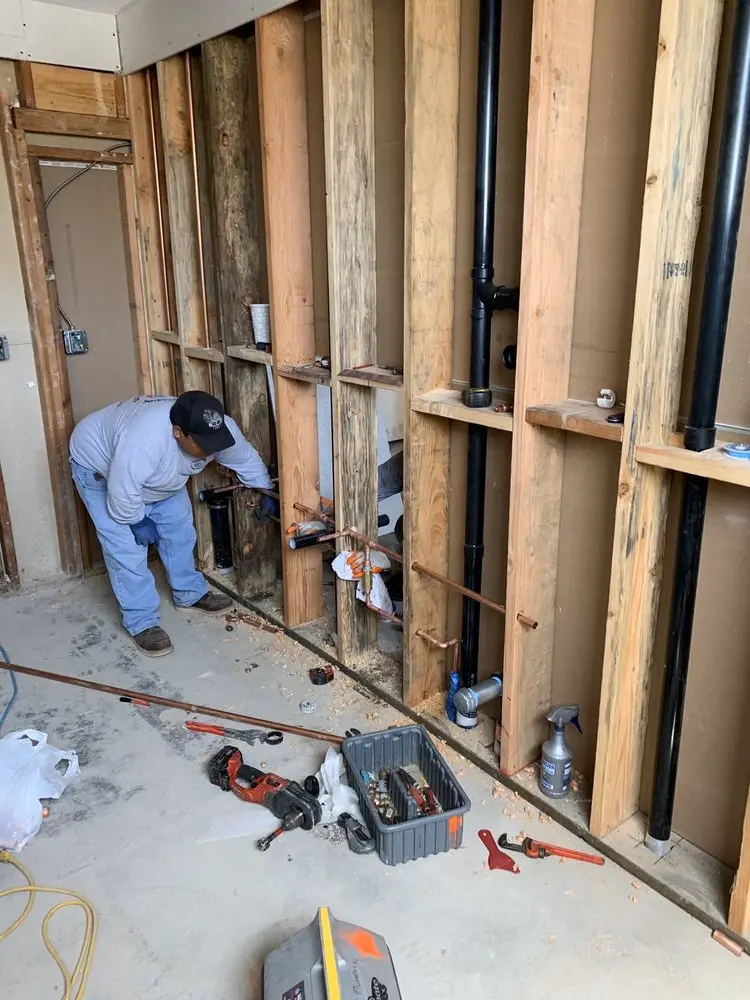 Commercial rough-in plumbing for Gas Line Repair in Oshtemo